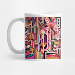 Colorful Fiesta Abstract Mug